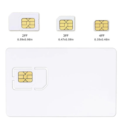 4G LTE SIM Card Reader Writer Programmer+5PCS 128k 4G LTE Blank SIM Cards+SIM Card Converter with SIM personalize tools