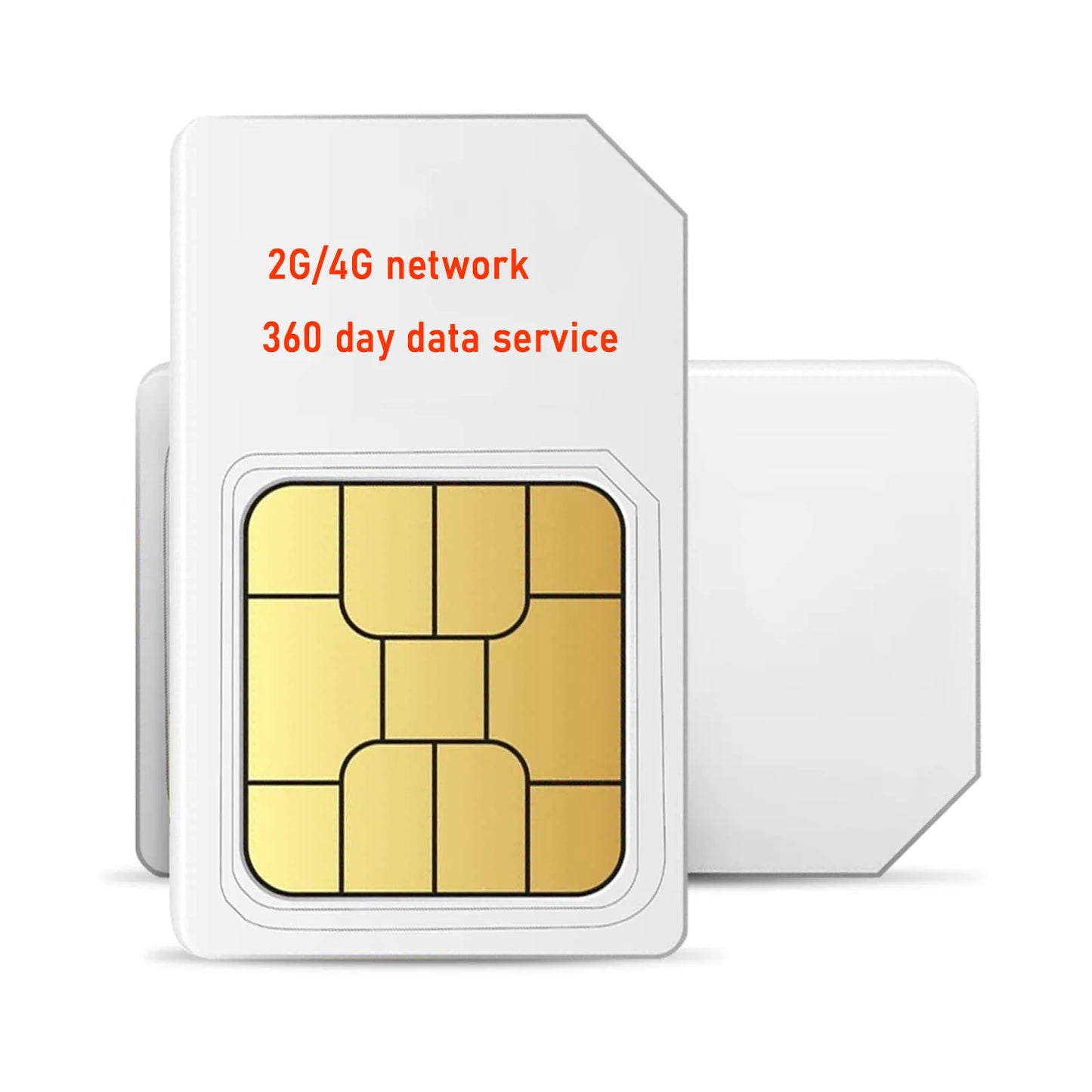 4G GPS Tracker SIM Card Europe Roaming Data 360MB IOT Device M2M Collar 365 Days Service