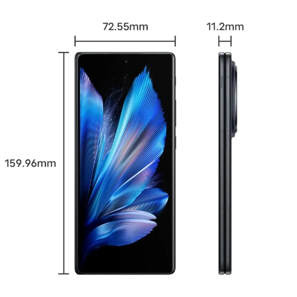 Original  Vivo X Fold 3 Pro Snapdragon 8 Gen 3 50MP 8.01" AMOLED 2K E7 120Hz 5700mAh 100W SuperVOOC 50W Wireless NFC OTA