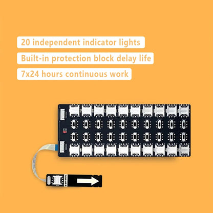 SIM Card Adapter with 20 Slots Multi SIM Card Reader Mini Nano SIM with Independent Control Switch for iPhone 5/6/7/8/X/XS/XR/11