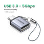 UGREEN USB 3.0 OTG Adapter Type C to USB Adapter Female Converter Thunderbolt 3 For Macbook Pro Air Samsung Xiaomi S20 S10 OTG